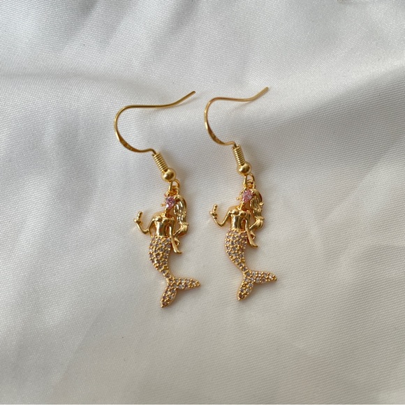 🧜‍♀️ Mermaid Earrings 1 pair - Picture 2 of 3